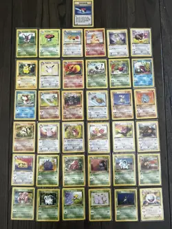37 Pokemon Card Lot - 1999 Jungle Series 1st EDITION NM/NP - Image 1
