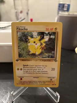 Pikachu Jungle 60/64 1st Edition Regular Card NM Condition - Image 1