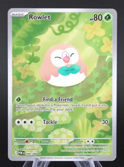 Rowlet 090/088 Perfect Order Illustration Rare Pokemon Card NM PACK FRESH - Image 1