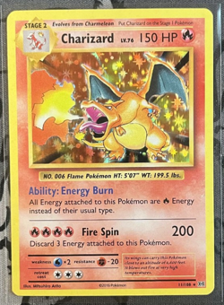 Charizard 11/108 Evolutions Holo Pokemon Card Near Mint - Image 1