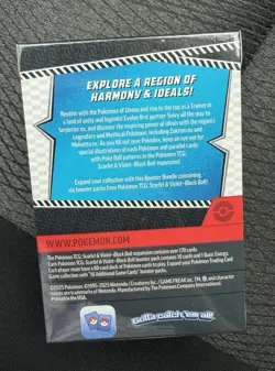 BLACK BOLT Pokemon cards TCG Scarlet & Violet Booster Bundle NEW Sealed 6 packs - Image 2