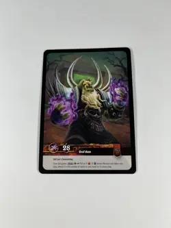 Gul'dan World of Warcraft TCG Timewalkers Foil Hero Card - Image 4