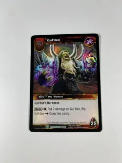 Gul'dan World of Warcraft TCG Timewalkers Foil Hero Card - Image 5