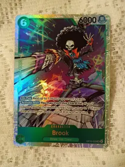 One Piece TCG: Brook (OP15-032) SR Character Card Adventure on Kami's Island - Image 1