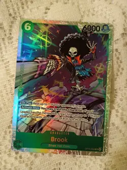 One Piece TCG: Brook (OP15-032) SR Character Card Adventure on Kami's Island - Image 3