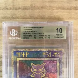 BGS 10 Pokemon Card ANCIENT MEW Mewtwo Strikes Back 2019 PROMO Japanese PSA - Image 2