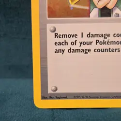 Pokemon TCG Brock Trainer Holo Rare Card 15/132 WOTC Gym Heroes - Image 5