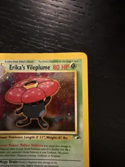 Erika's Vileplum 5/132 Holo Gym Heroes Pokemon TCG Vintage Card - Image 4