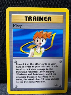 Erika Misty And Lt Surge Trainer Non Holo Card Bundle ( Gym Heroes) - Image 4