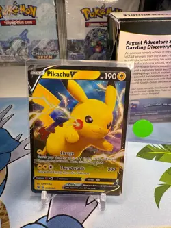 Pikachu V SWSH061 SWSH: Sword & Shield Promo Cards Holo - Image 1