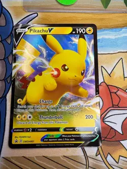 Pikachu V SWSH061 SWSH: Sword & Shield Promo Cards Holo - Image 3