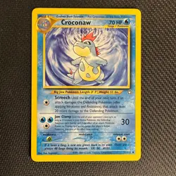 Pokemon Card Neo Genesis Croconaw 31/111 Uncommon - Image 1