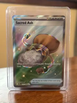 Sacred Ash 115/088 Full Art Ultra Rare Holo Pokemon TCG Card Perfect Order - Image 1