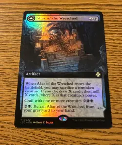 MTG MAGIC Altar of the Wretched (Extended Art) FOIL Lost Caverns of Ixalan Rare - Image 1