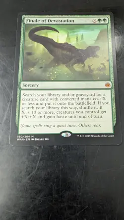 Finale of Devastation War of the Spark Magic Card, Non Foil. - Image 2
