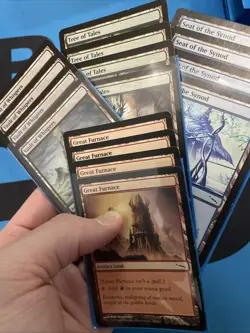 4x Great Furnace, Vault of Whispers, Tree of Tales, Seat of Synod Mirrodin LP - Image 2