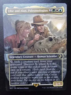 Ellie And Alan, Paleontologists Borderless Rare 0010 - Image 1