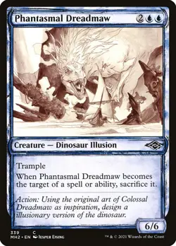 MTG Phantasmal Dreadmaw Showcase ** Modern Horizons 2 ** English (NM) - Image 1