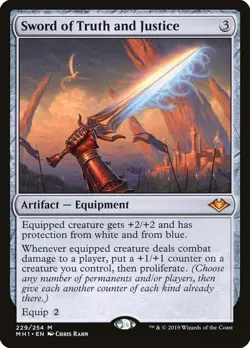 Sword of Truth and Justice [MH1 - 229] - NM [Normal] TCG MTG - Image 1