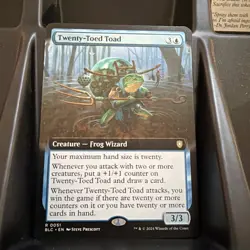 Twenty-Toed Toad (Extended Art) Commander: Bloomburrow Regular - Image 1