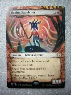 MtG Magic The Gathering Lorwyn Eclipsed Hexing Squelcher Showcase #0317 Unplayed - Image 1