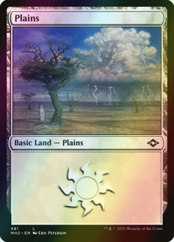 MTG Plains (481) Foil ** Modern Horizons 2 ** English (NM) - Image 1