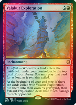 Valakut Exploration, FOIL, Zendikar Rising, MTG, NM/M - Image 1