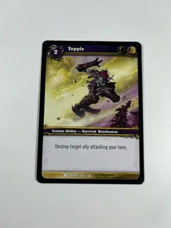 Topple World Of Warcraft Drums Of War Light Play Wow Card - Image 1