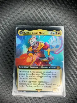 MTG Final Fantasy Kefka, Court Mage #496 Mythic Foil NM/M - Image 2