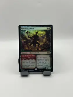 MTG, Questing Druid FOIL $3 ORDER MIN 294 NM (Showcase) Wilds of Eldraine Foil - Image 1