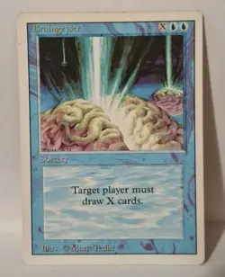 MTG Braingeyser x1 Revised Edition LP/MP Excellent - Image 1