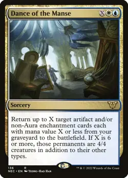 MTG Dance of the Manse ** Neon Dynasty Commander ** English (NM) - Image 1