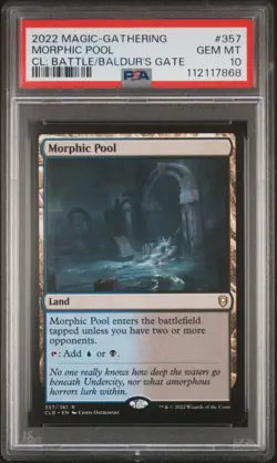 MTG Morphic Pool #357 Commander Legends: Battle for Baldur's Gate PSA 10 Pop 1 - Image 1