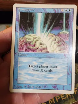 Revised 3rd Edition MTG 1 Braingeyser Magic - Image 1