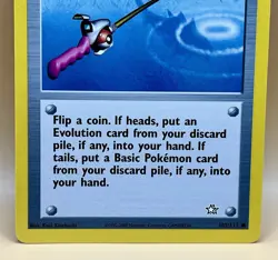 Super Rod 103/111 – Neo Genesis - LP - WOTC Vintage 2000 Pokemon TCG - Image 3