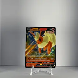 FLAREON V SWSH149 HOLO PROMO SWORD & SHIELD PROMO POKEMON NEAR MINT - Image 1
