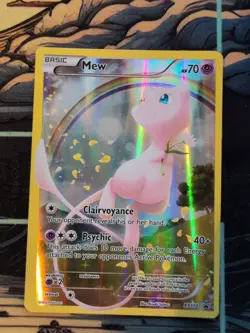 Mew XY110 XY Black Star Promo Holo Foil Pokemon TCG Card LP Condition - Image 1