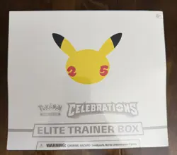 Pokemon TCG Celebrations 25th Anniversary Elite Trainer Box New Sealed - Image 1