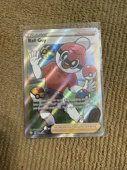 Pokemon TCG Ball Guy 065/072 Sword & Shield Shining Fates Full Art - Near Mint - Image 1