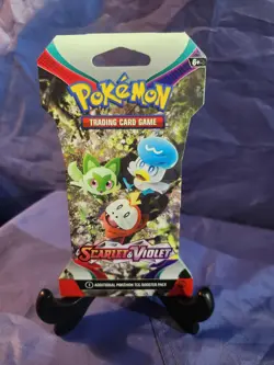Pokemon Scarlet and Violet Base Set - Sleeved Booster Pack - Image 2