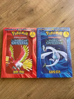Pokemon EX Theme Deck Lugia + Ho-Oh Sealed Portuguese 2004 Vintage TCG Bundle - Image 1