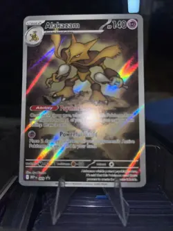 Pokemon TCG Alakazam Promo Holo Me: Mega Evolution 009 Psychic Draw Ability - Image 1