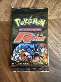 Pokemon 1st Edition Team Rocket Booster Pack - New Factory Sealed - Gyarados Art - Image 1