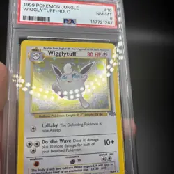 1999 Pokemon Jungle Wigglytuff Holo #16/64 PSA 8 NM-MT CLEAN -j - Image 5