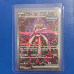 Pokemon TCG Iron Valiant ex Sv: Prismatic Evolutions 157/131 Rare Holo EX 220 HP - Image 1