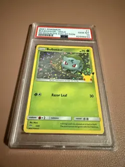 2021 Pokemon McDonald's Collection Gem Mint PSA 10 Bulbasaur Holo #1 - Image 2