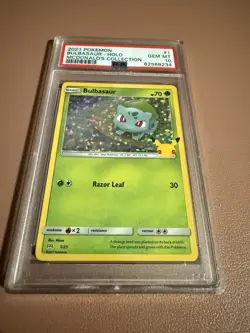 2021 Pokemon McDonald's Collection Gem Mint PSA 10 Bulbasaur Holo #1 - Image 3