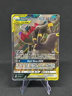 Pokemon TCG Umbreon & Darkrai GX Tag Team 125/236 Unified Minds Holo HP - Image 1