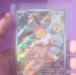Pokemon TCG Eevee 173 Sv: Scarlet & Violet Promo Holo 50HP Boosted Evolution - Image 1