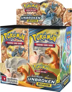 Pokemon Sun & Moon Unbroken Bonds Booster Box Lucario Charizard Sylveon English - Image 1